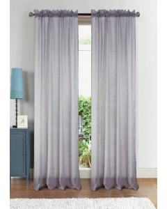 Astro Text Curtain 90&quot; Silver (Each)