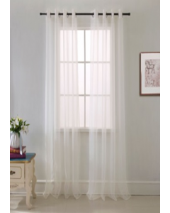 84 in. Beige Window Curtain (Each)