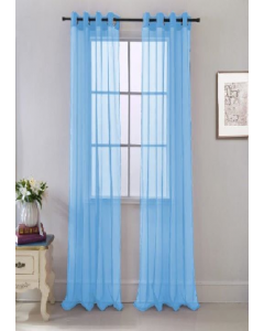 Cara Curtain 90&quot; Neon Blue (Each)