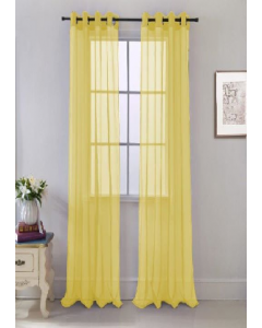 Cara Curtain 90&quot; Neon Yellow (Each)