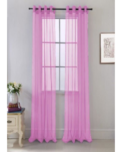 Cara Curtain 90&quot; Pink (Each)
