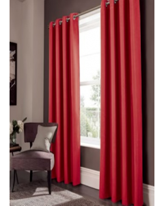 CURTAIN PNL40177 84&quot; B/O RED (Each)