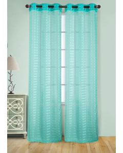 CURTAIN PNW12603 84&quot;  2PC AQUA (Each)