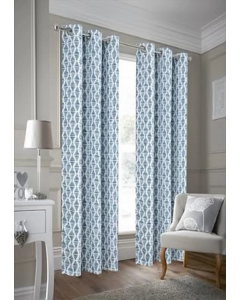 95 in. Blue Window Curtain (Each)