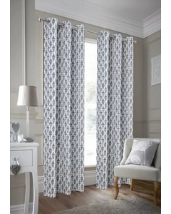 95 in. Grey Window Curtain (Each)