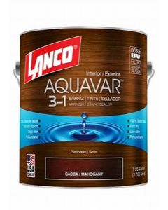 3.8 ltr. Mahogany Interior/Exterior 3IN1 Stain, Sealer, Varnish (Each)