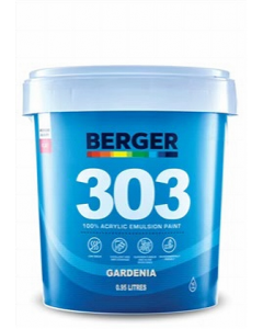0.95 ltr. Gardenia Flat Emulsion Paint (Each)