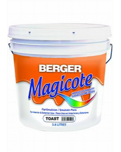 3.8 ltr Toast Flat Emulsion Paint (Each)