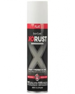 12oz. Flate White X-O Rust Spray Paint and Primer (Each)