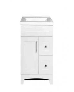 24&quot; White Shaker Door &amp; Drawer Vanity Combo (Each)