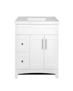 36&quot; White Shaker Door &amp; Drawer Vanity Combo (Each)