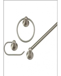 3 PC. Preston Brushed Nickel Bathroom Decor Accessory Set (Each)