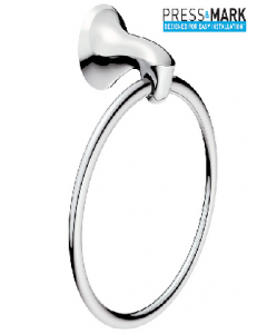 Chrome Finish Round Towel Ring (Each)