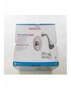 Brushed Nickle Tub &amp; Shower Faucet Showerhead (Each)