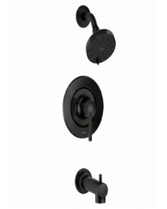 Matte Black Posi-Temp® Bath &amp; Shower Faucet (Each)