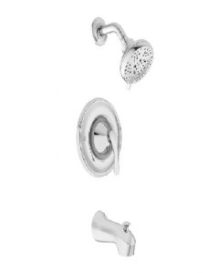Chrome Finish Washerless Single Lever Bath And Shower Faucet (Each)