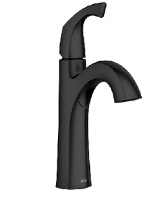 Matte Black Finish Washerless Single Lever Lavatory Faucet (Each)