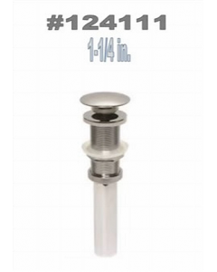 1-1/4 in. Metal Chrome Finish Vessel Basin P.O Plug (Each)