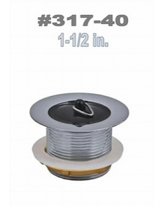 1-1/2 in. Metal Chrome Finish Sink Waste (Each)