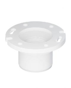 4 in. X 3 in. White PVC  Toilet Flange (Each)