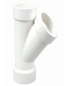 1-1/2 in. 45 Degree PVC DWV SXS Wye (Each)