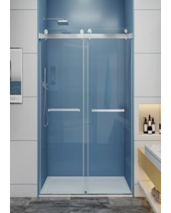 60&quot;x76&quot; Clear Tempered Glass Shower Enclosure (Each)