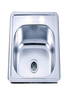 15&quot;x15&quot; Stainless Steel Top Mount Single Bowl Kitchen Sink (Each)