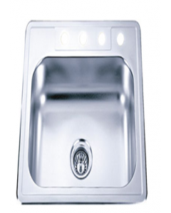 25&quot;x22&quot;x8&quot; Stainless Steel Top Mount Single Bowl Kitchen Sink (Each)