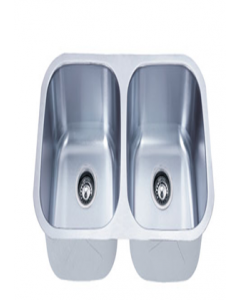 31.25&quot;x18&quot;x9&quot; Stainless Steel Under Mount Double Bowl Kitchen Sink (Each)