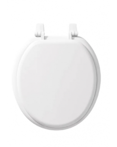 16 in. X 14 in. Wood Round Toilet Seat (Each)