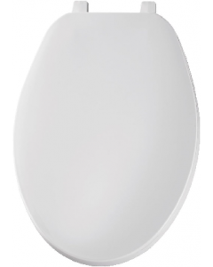 16 in. X 14 in. Plastic Round Toilet Seat (Each)