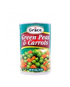 GRACE PEAS GREEN &amp; CARROTS 425g