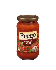 PREGO SAUCE MEAT 14oz