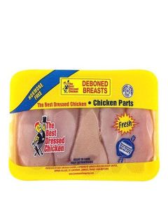 BD CHICKEN BREAST DEBONED L/P vwt Approx. 1.4 Kg tray
