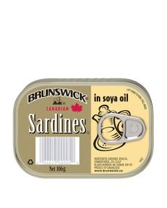 BRUNSWICK SARDINE SOYA OIL (GOLD) 106g