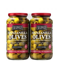 Selection Manzanilla Olives Stuffed with Pimiento 2 Units / 595 g / 21 oz
