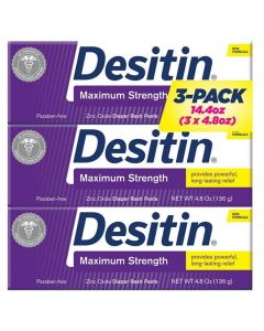 Desitin Maximum Strength Baby Protective Cream 3 Units / 136 g / 4.8 oz