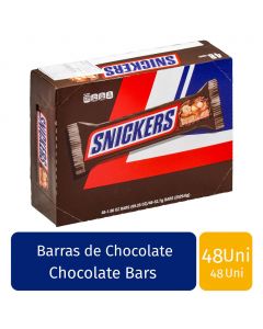 Snickers Chocolate Bars 48 Units / 52.7 g / 1.86 oz
