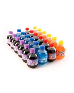 Chubby Carbonated Drink with Assorted Flavors 24 Units / 250 mL / 8.45 oz
