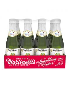 Martinelli&#039;s Sparkling Cider 100% Apple Juice 12 Units / 250 mL / 8.4 oz