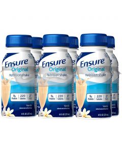 Ensure Vanilla Flavored Nutritional Shake with 27 Vitamins and Minerals 6 units / 8 oz / 237 ml