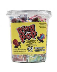 Ring Pop Assorted Lollipops 40 Units / 14 g / 0.5 oz