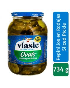 Vlasic Hamburger Dill Pickle Chips 734 g / 25.89 oz