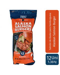Trident Seafoods Salmon Burger 1.36 kg / 3 lb