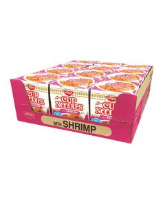 Nissin Cup of Noodle Shrimp 12 Units / 64 g / 2.25 oz