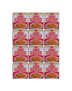 Nissin Cup of Noodle Beef 12 Units / 64 g / 2.25 oz