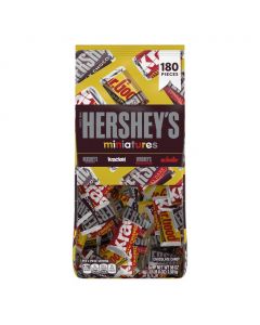 Hershey&#039;s Assorted Mini Chocolates HERSHEY&#039;S, KRACKEL and MR. GOODBAR 1.58 kg / 3 lb