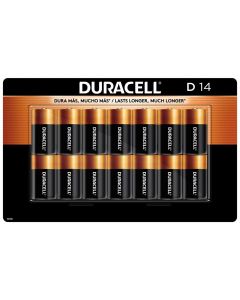 Duracell D Alkaline Batteries 14 Units