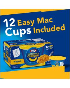 Kraft Easy Mac and Cheese Cups 12 Units 58 g / 2.05 oz