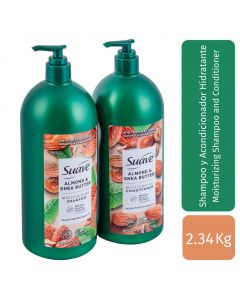 Suave Almond and Shea Butter Shampoo + Conditioner 2 Units / 1.18 L